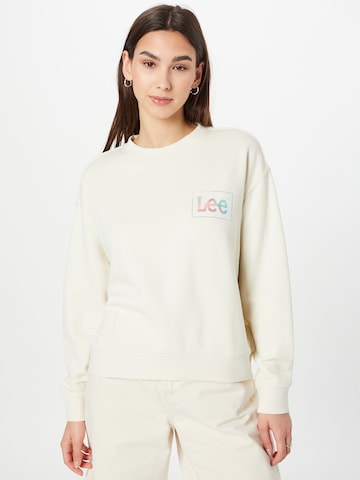 Lee Sweatshirt in Beige: front