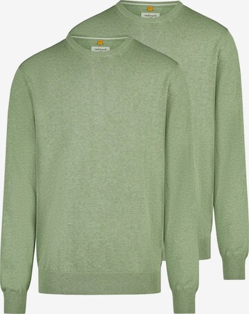 redmond Pullover 'Basic' in Grün: Vorderseite