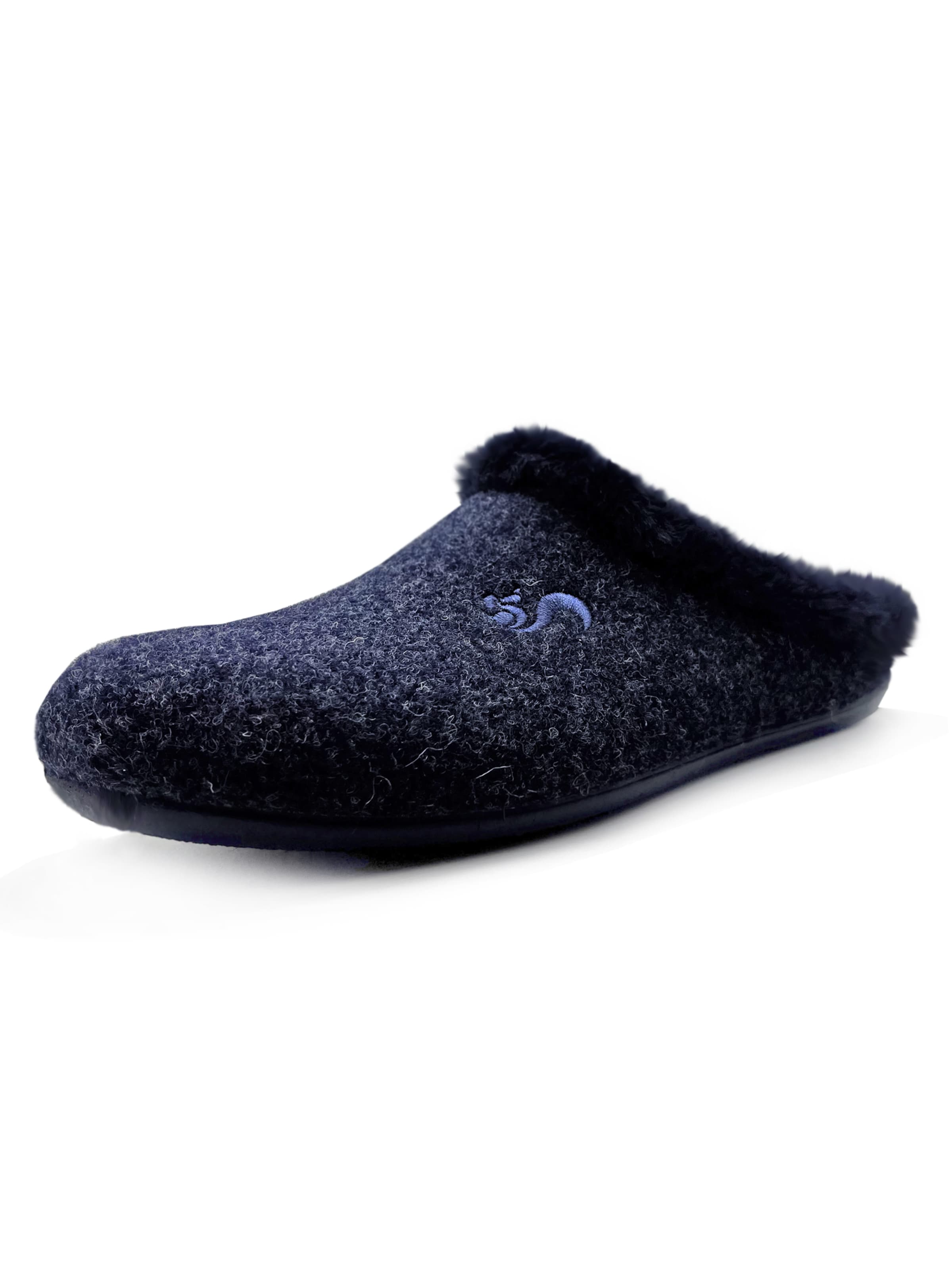 thies Mules 'thies 1856 ® Rec Soft Slipper' in Blue: front
