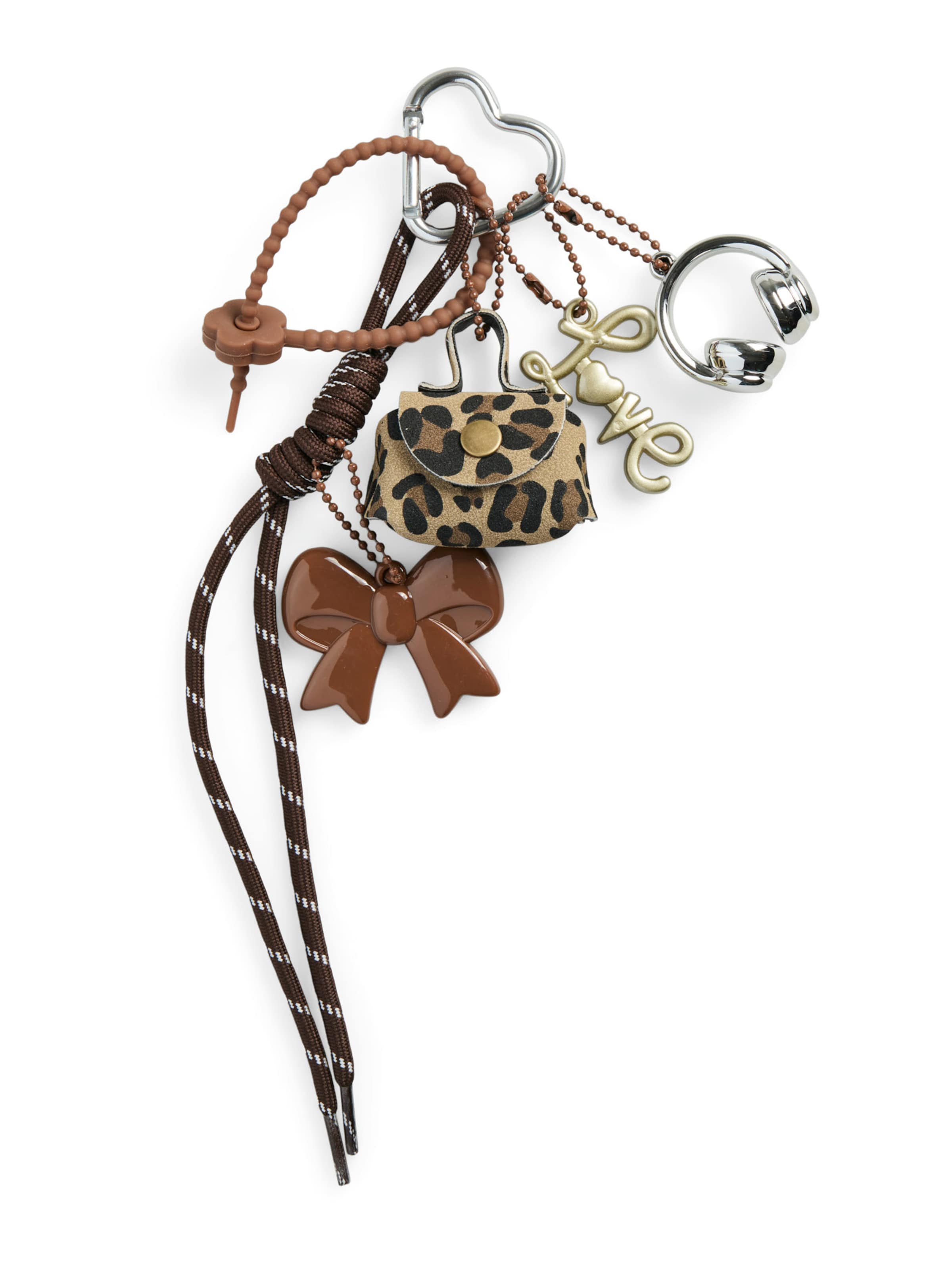 PIECES Võtmehoidja 'PCCILLE', värv Hõbe: eest vaates