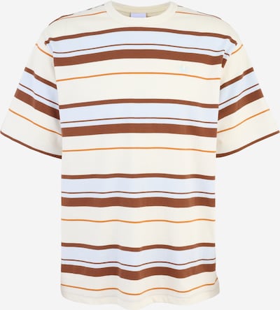 ADIDAS ORIGINALS Majica veličine XS u pastelno plava / smeđa / tamno narančasta / prljavo bijela, Pregled proizvoda