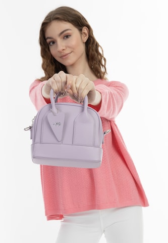 MYMO Handbag in Purple: front