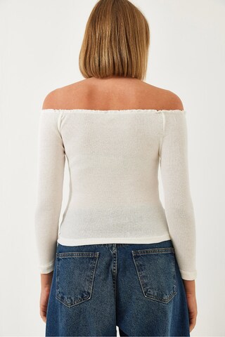 Bianco Lucci Shirt in Weiß