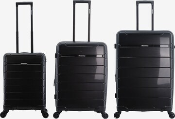 Discovery Suitcase Set in Black: front
