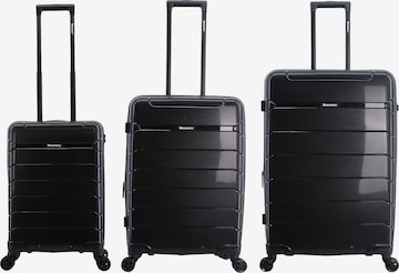 Discovery Suitcase Set in Black: front