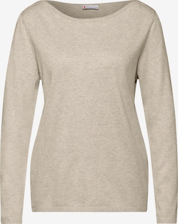 STREET ONE Strickpullover in Beige: Vorderseite
