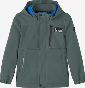 NAME IT Weatherproof jacket 'ALFA 08' in Green: front