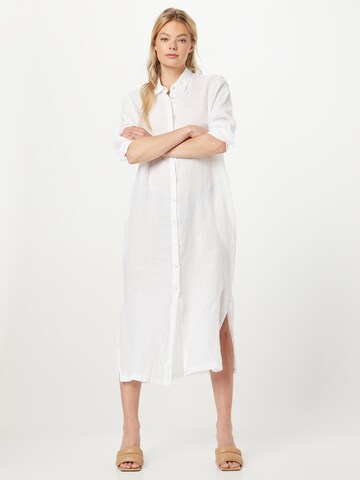 120% Lino Shirt Dress in White