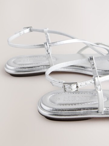 Sandalo con cinturino 'Forever Comfort' di Next in argento