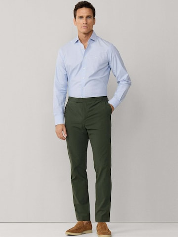 Hackett London Slim fit Zakelijk overhemd 'Ess' in Blauw