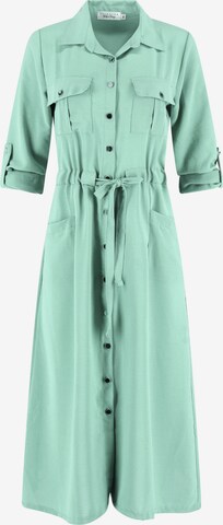 LolaLiza Платье-рубашка в Зеленый: спереди