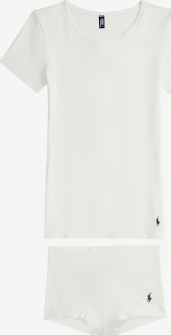 Polo Ralph Lauren Shorty ' Club Cotton ' in Weiß: Vorderseite