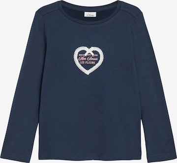 T-Shirt s.Oliver en bleu : devant