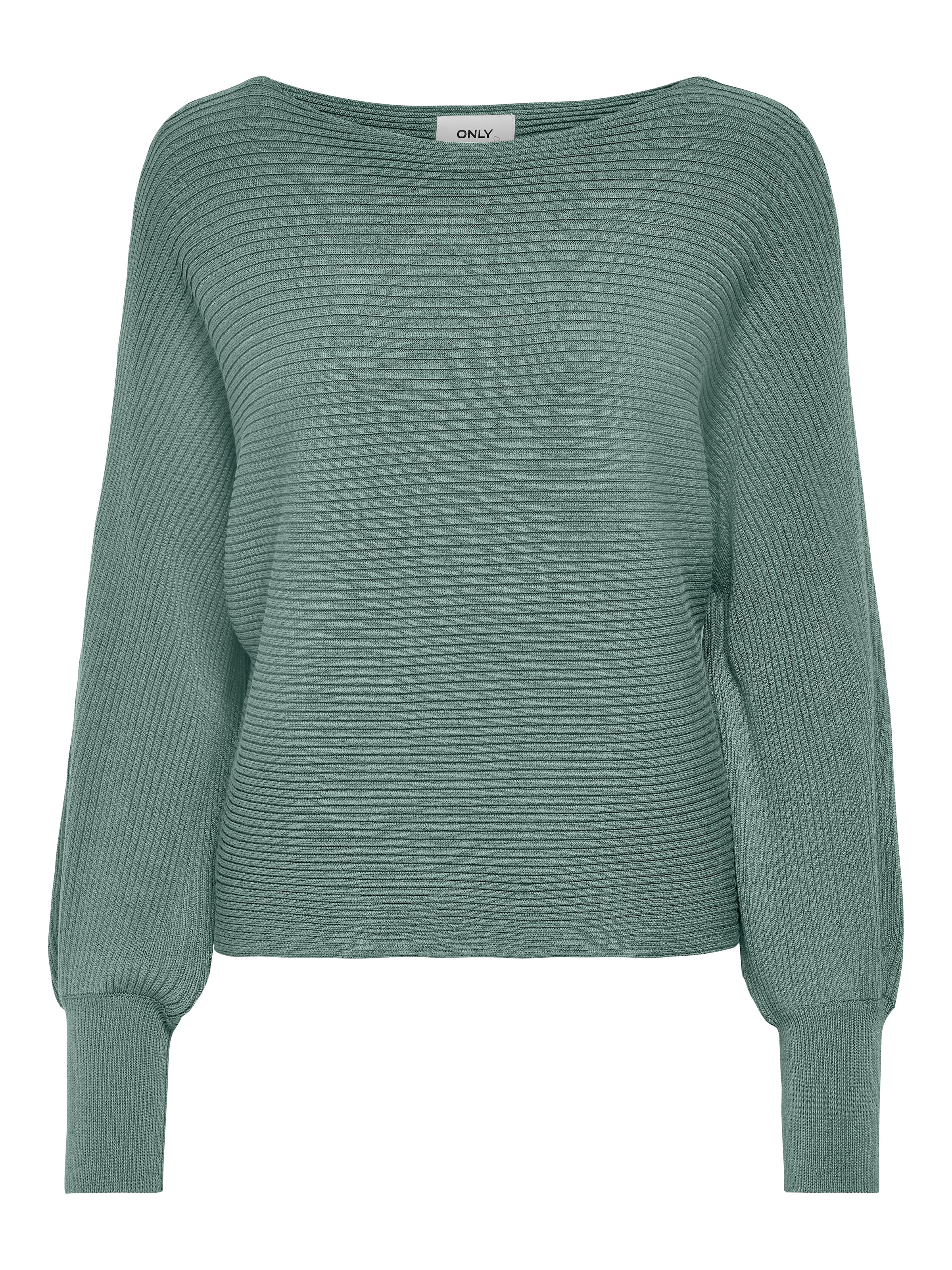 Pull-over 'ONLADALINE' ONLY en vert : devant