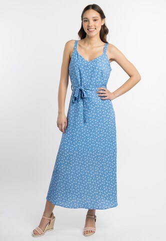 MYMO Summer Dress in Blue: front