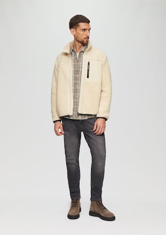 Coupe regular Chemise s.Oliver en beige