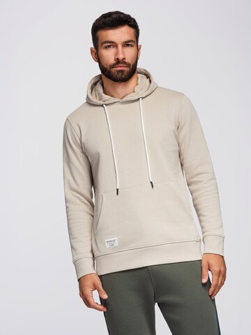 Ombre Sweatshirt 'OM-SSBN-0177' in Beige: voorkant