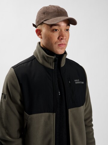 HALO Fleece jas in Groen