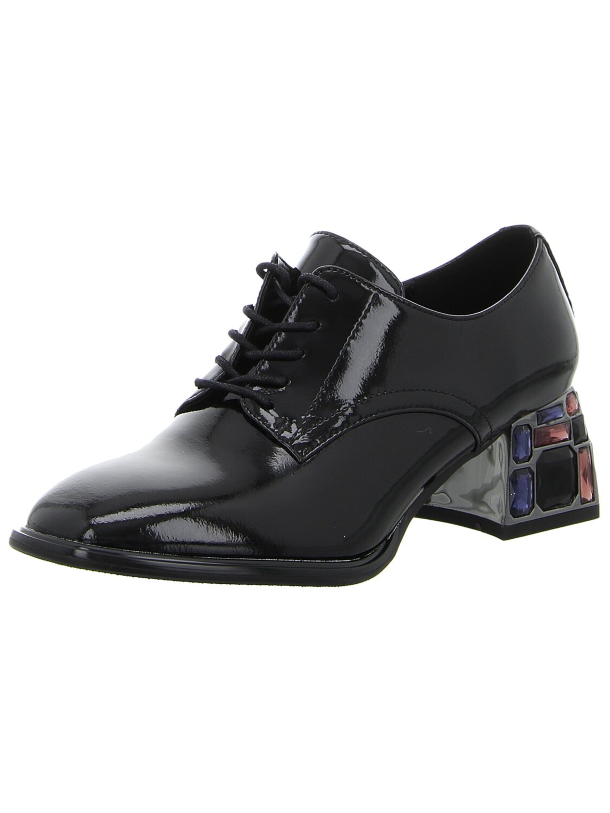Artiker Lace-Up Shoes in Black: front