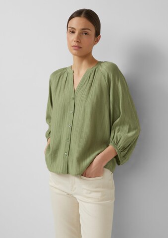s.Oliver Bluse in Grün: Vorderseite