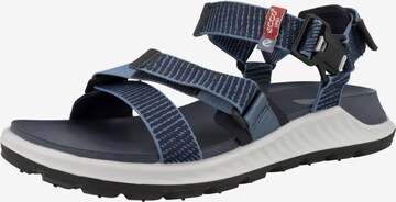ECCO Hiking Sandals in Blue: front