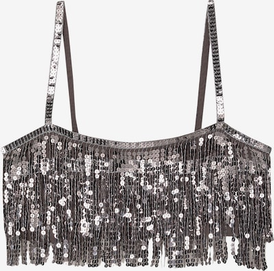 Pull&Bear Top u siva / srebro, Pregled proizvoda