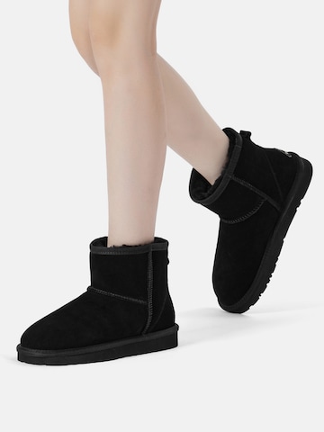 Everau Ботинки 'Ostrich' в Черный