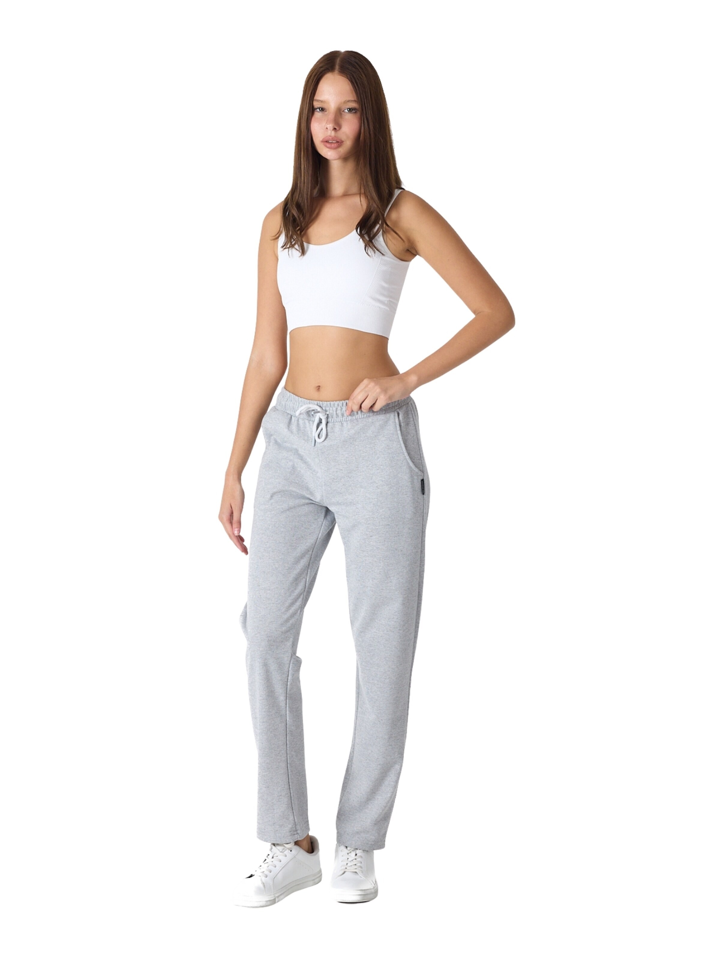 comeor Regular Workout Pants 'Jogginghose Damen' in Grey