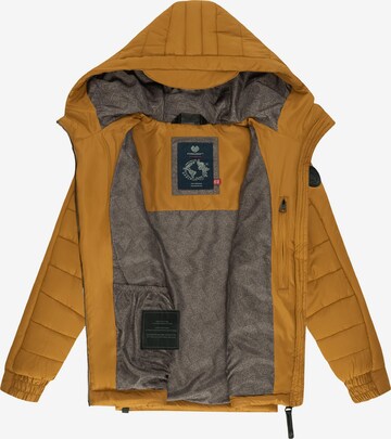 Ragwear Winter Jacket 'Coolio' in Yellow