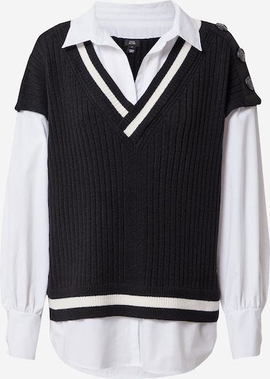 River Island Bluza u crna / bijela, Pregled proizvoda