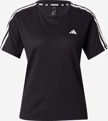 Tricou funcțional 'Own the Run' de la ADIDAS PERFORMANCE pe negru: față