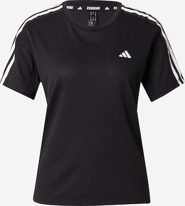 ADIDAS PERFORMANCE Functioneel shirt 'Own the Run' in Zwart: voorkant