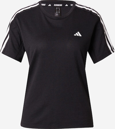 ADIDAS PERFORMANCE Camisa funcionais 'Own the Run' em preto / branco, Vista do produto