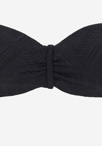 BUFFALO - Bandeau Biquíni em preto