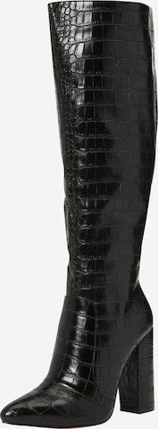 Bottes Misspap en noir : devant