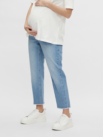 MAMALICIOUS Loosefit Jeans 'Akita' in Blauw: voorkant