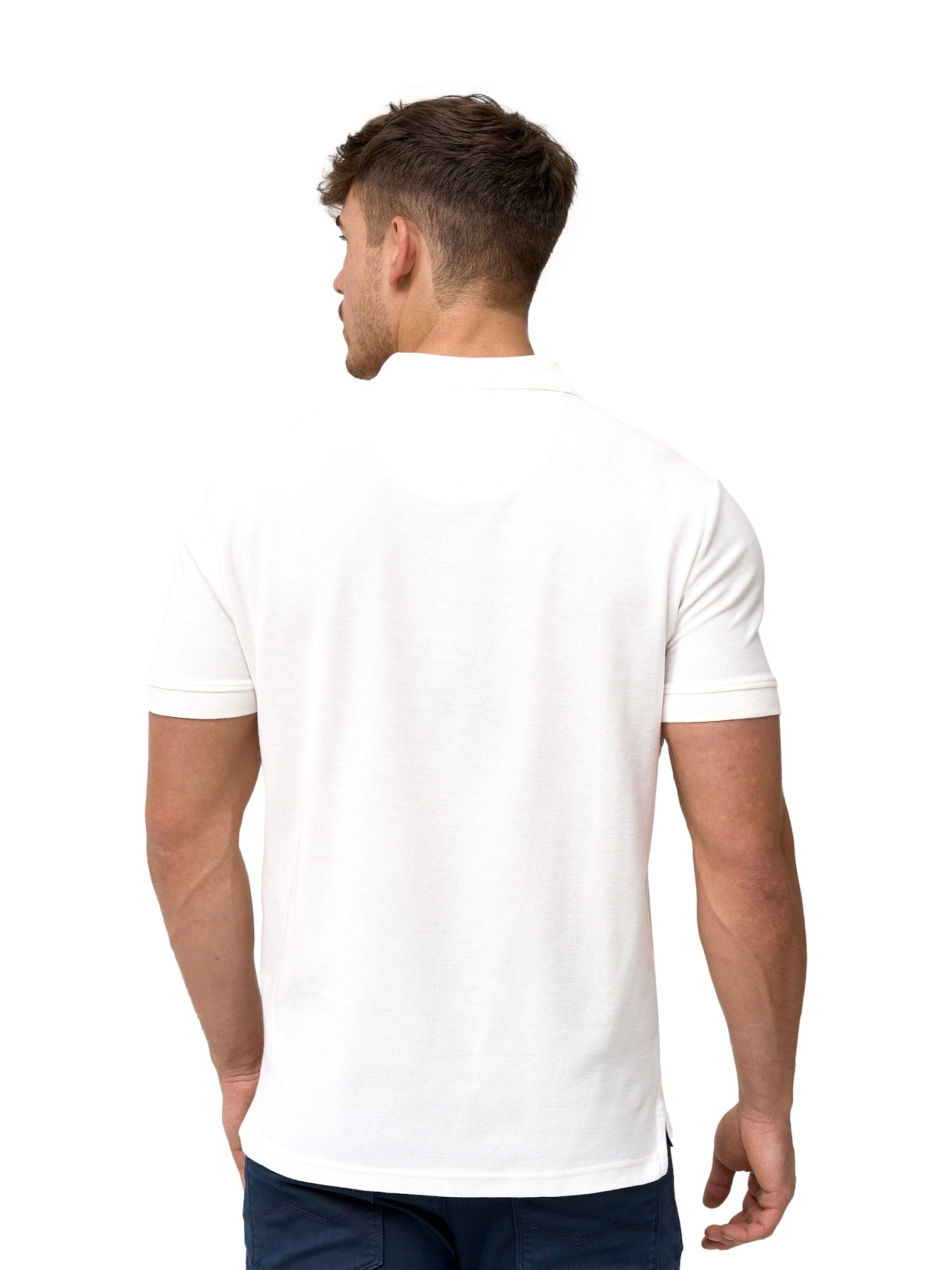 T-Shirt 'Wadim' INDICODE en blanc