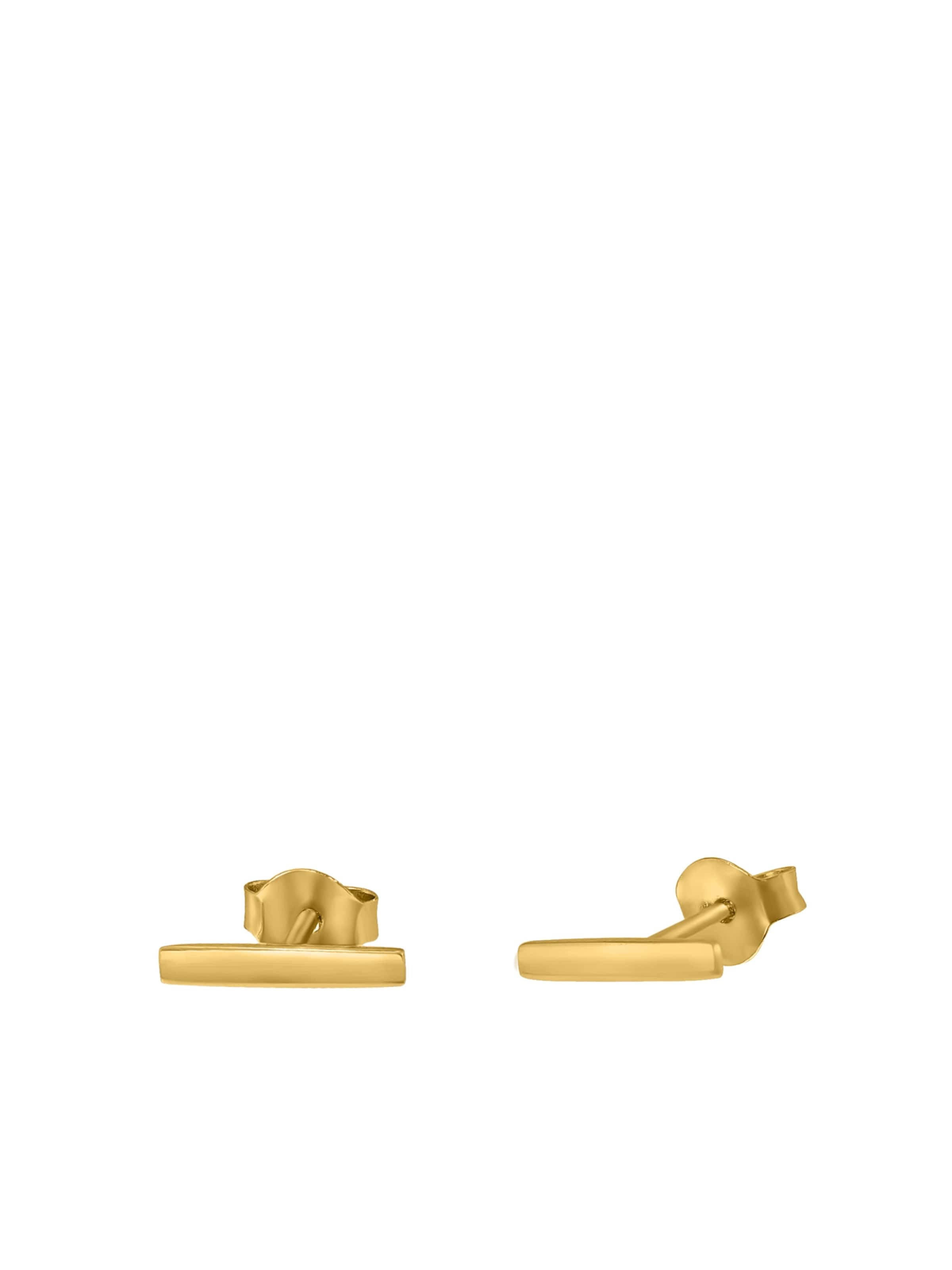 Lucardi Earrings in Gold: front