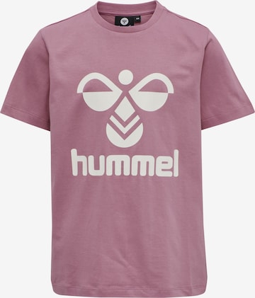 T-Shirt 'Tres' Hummel en rose : devant