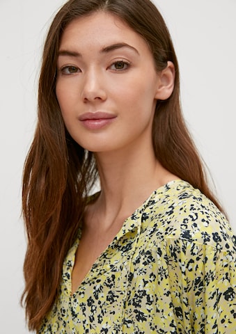 Chemisier comma casual identity en jaune
