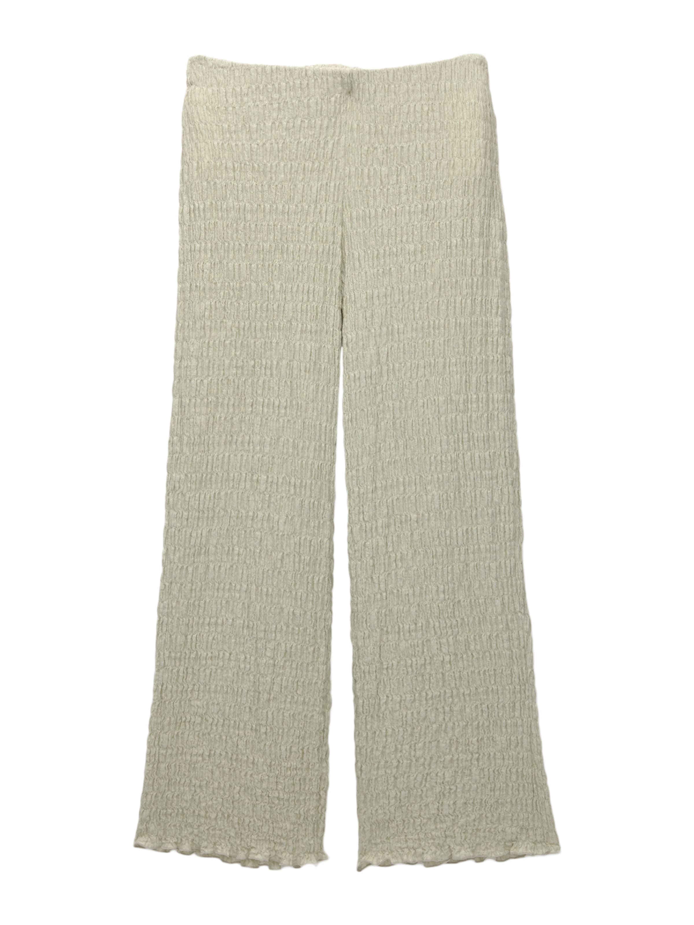 Pull&Bear Normalny krój Spodnie 'ARRUGADO RUSTICO' w kolorze beżowy: przód