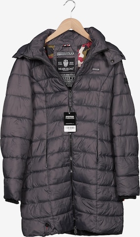 MARIKOO Mantel M in Grau: Vorderseite