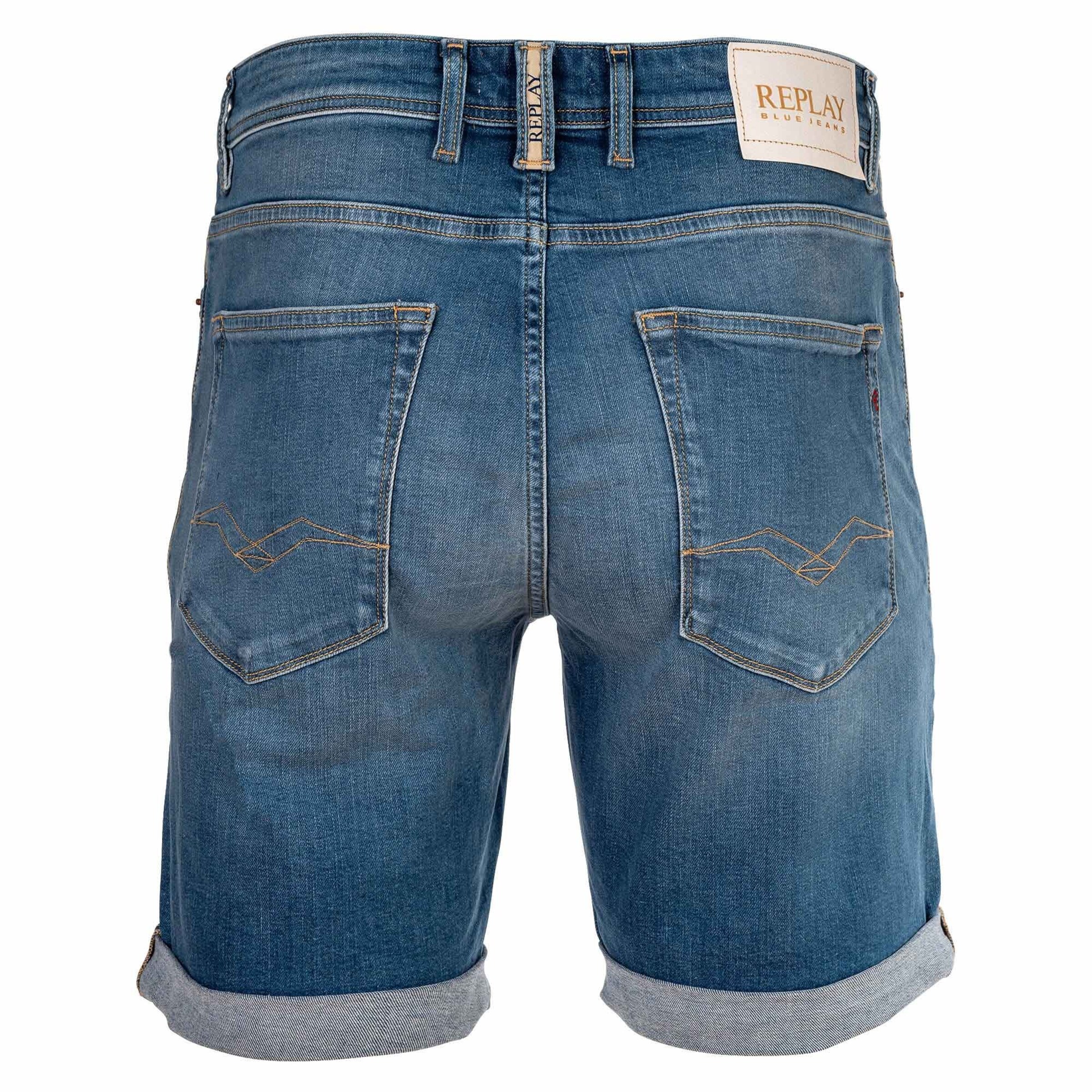 REPLAY Regular Shorts in Blau