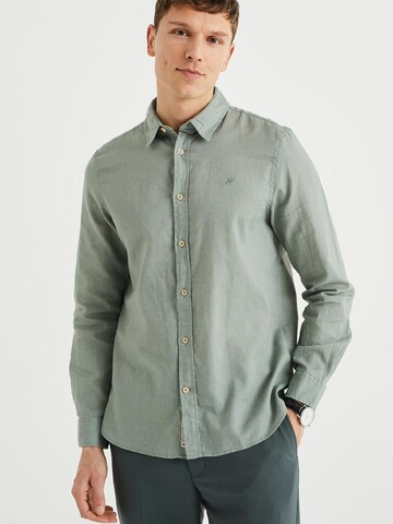 Slim fit Camicia di WE Fashion in verde