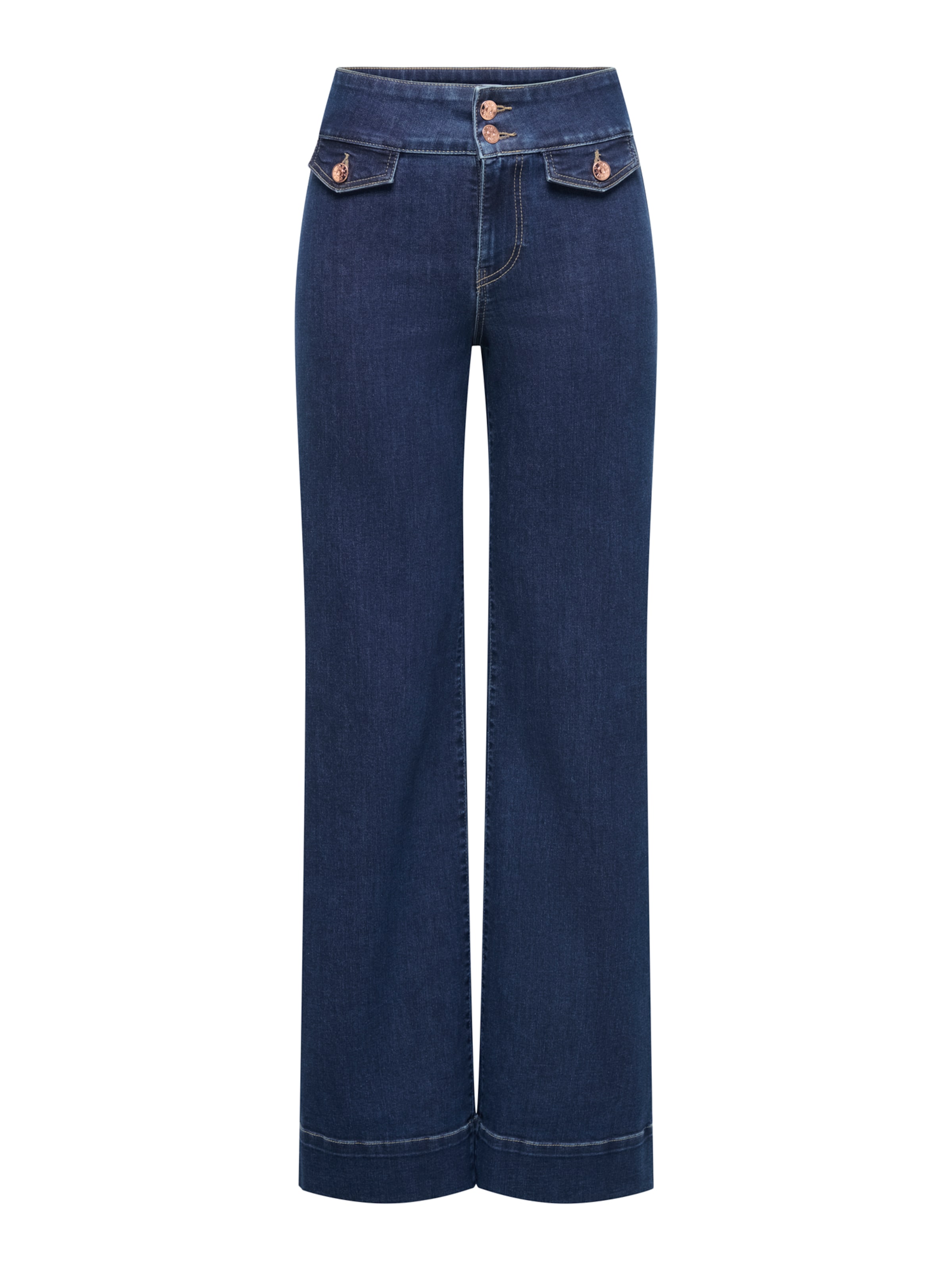 ONLY Jean 'ONLJUICY-WAUW' en 25-26/30 en bleu denim, Vue avec produit
