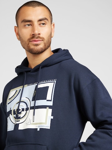 TOM TAILOR DENIM Sweatshirt in Blauw