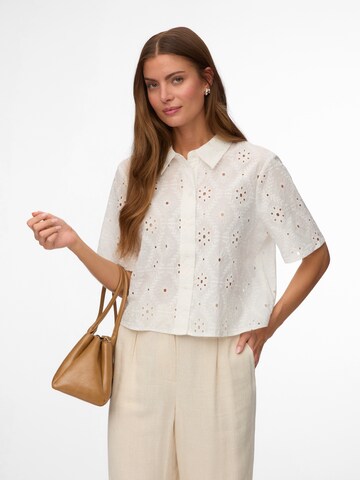 VERO MODA Blouse 'VMELIZA' in Wit: voorkant