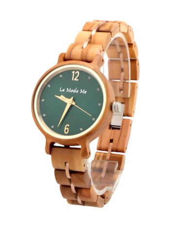 La Moda Me Analog Watch 'Viridis' in Green: front