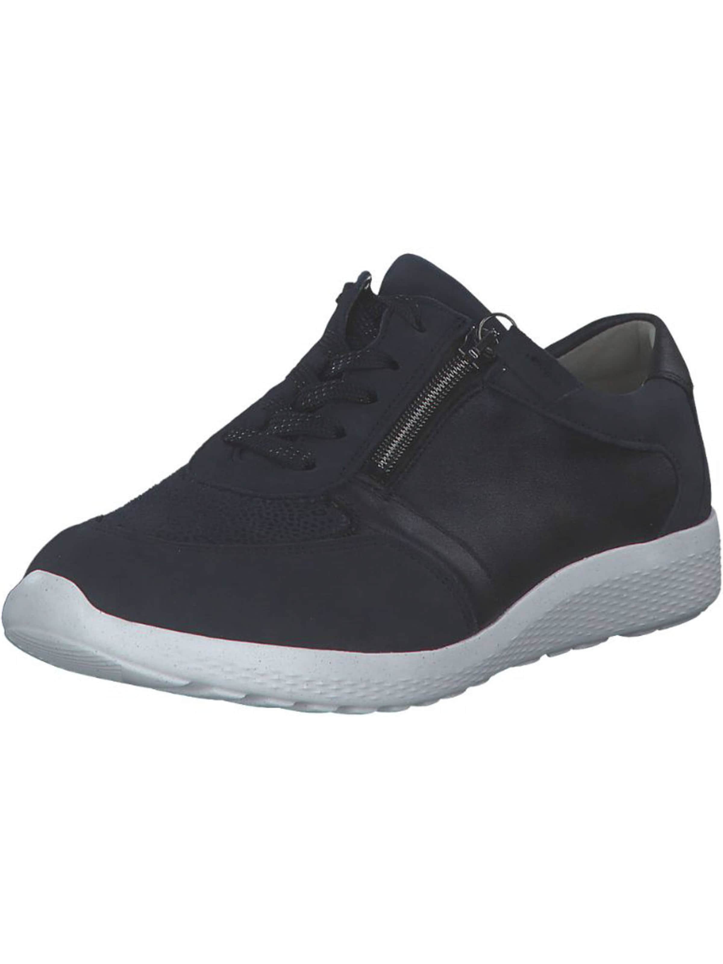 WALDLÄUFER Schnürschuh 'M-Ira 815M01' in Blau: Vorderseite