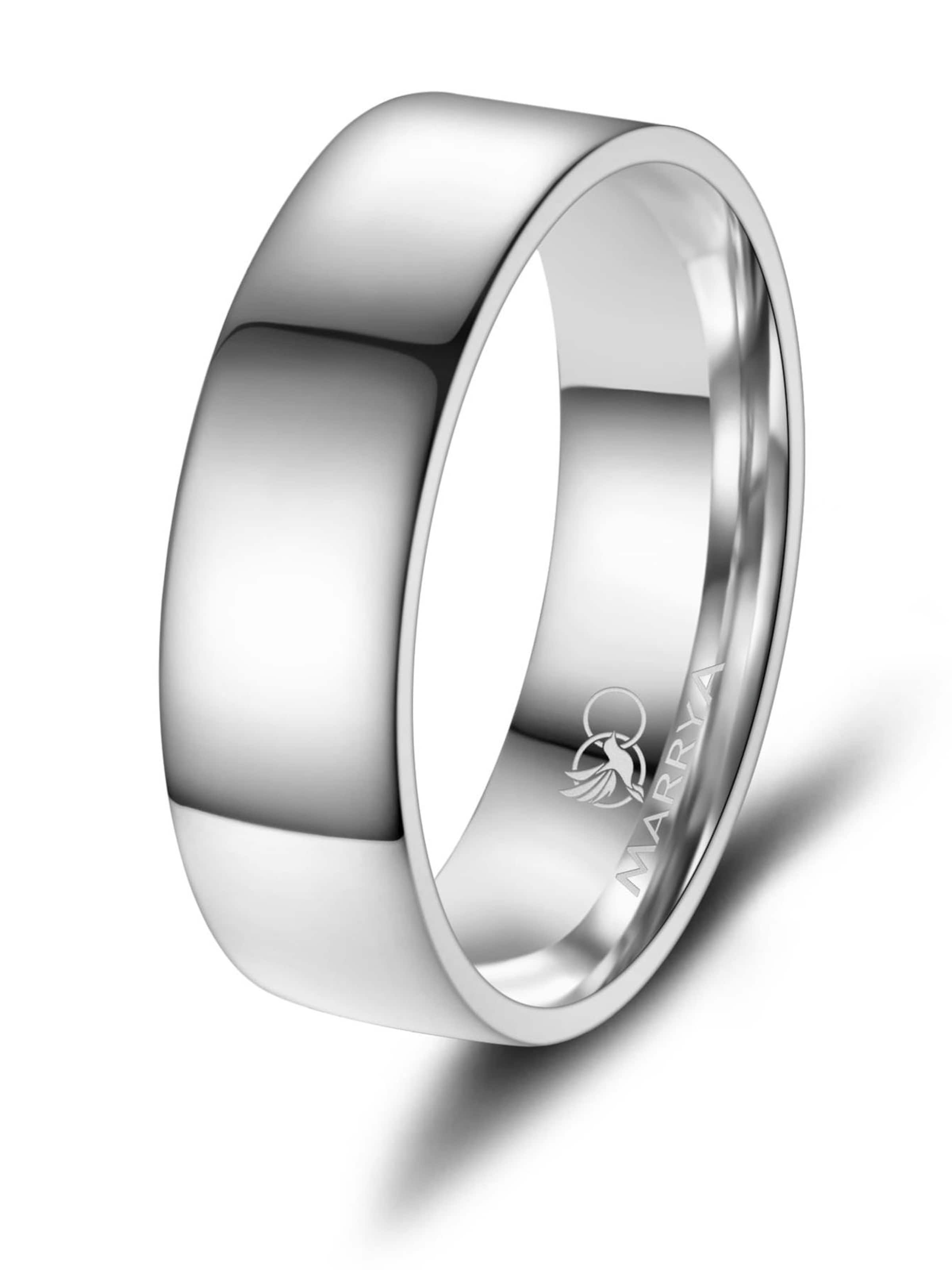 MARRYA Ring 'MARRYA TI-07 Ehering aus Titan' in Silver: front